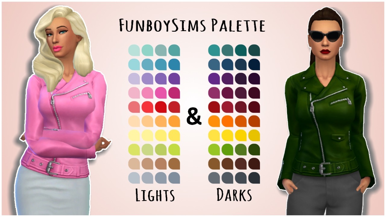 The Sims Resource - Moschino Jacket / Shorts Recolor Addon