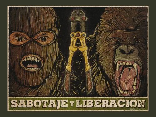  “Sabotage & Liberation" Graphic by Memoria y Revuelta 