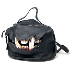 tokyo-fashion:New “Cat Fangs” handbag by female Japanese special effects artist turned fashion designer Malicious.X. @tendril-pendant @astrozombina