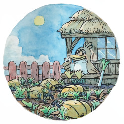 revilonilmah:  #83 Farfetch’d and his pumpkin patch!