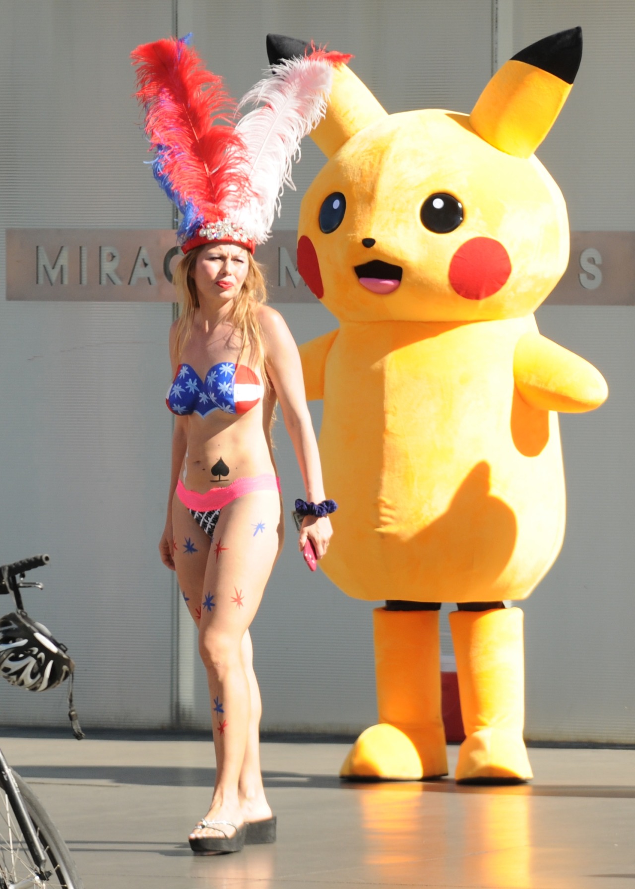 But didn’t say anything to the one in the yellow.