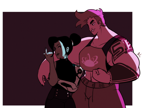 leggarts: flex for your girl!! [commission info]