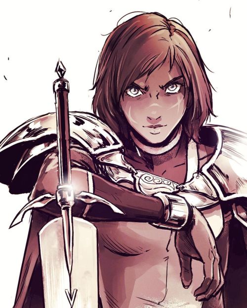 samanthadoodles:#Claymore ⚔️ #LegendOfKorra AU  #korrasami  . . P.S. If you know what Claymore is, y