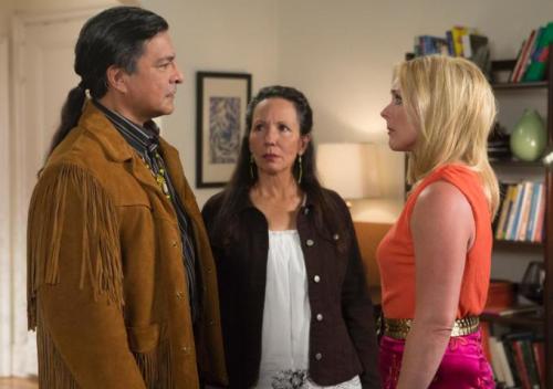 On The Unbreakable Kimmy Schidt, Gil Birmingham (born 1953) and Sheri Foster (born 1957) play the pa