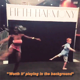 myfifthharmony:Normani dancing with a fan today.