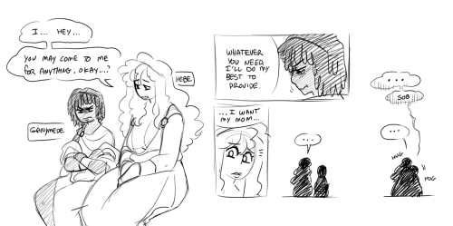 Here Have Some Ganymede Angst Or Whatever When He Became The New Cup Bearer.