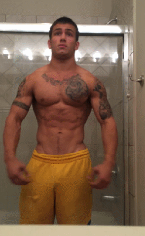 vjbrendan:  Michael Hoffman Flexing!! http://www.vjbrendan.com/2014/10/yes-please-michael-hoffman-flexing-new.html