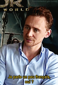 team-hiddleston:tomhiddleston-gifs:I’m sorry… what ?I can’t hear you over the sound of me crying bec