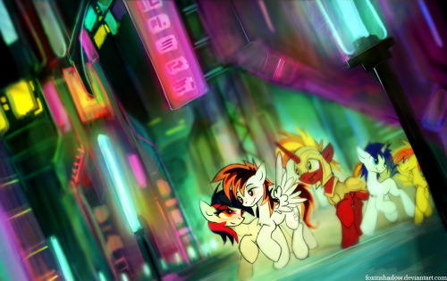 Commission for Wullcutt Even though it’s supposed to be San Francisco from Star Trek, it resembles Coruscant to me. Ooops, my bad <3