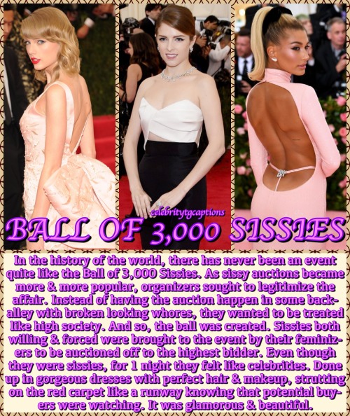 Celebrating 3,000 Celebrity TG Captions!Thanks for 3,000 captions, lovelies! Hope you enjoy the ball