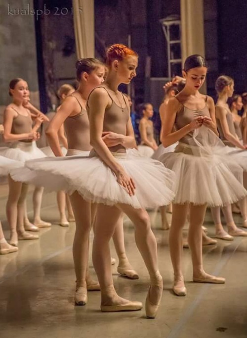 primaballerina83:  Vaganova Students rehearsing “The Nutcracker” at the Mariinsky  Photo