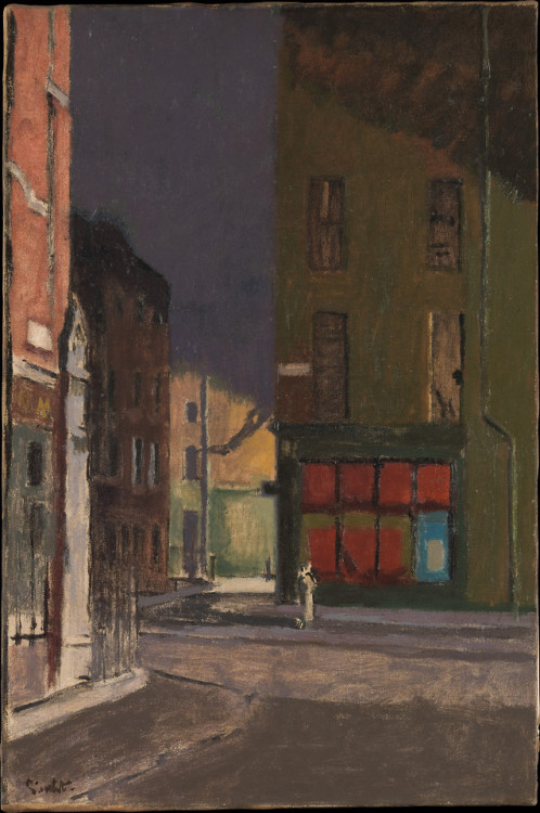 met-european-paintings: Maple Street, London by Walter Richard Sickert, European PaintingsMedium: Oi