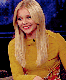 moretz-moretz:  Chloë Moretz´s laugh. 