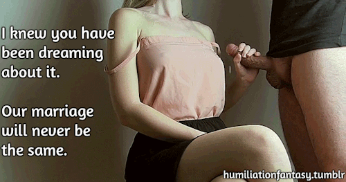 cuckfantasies:  allwivesdeservebigblackcock:  humiliationfantasy:    💖 Follow humiliationfantasy.tumblr.com for more 💖    Perfect caption!  Thanks you baby, I can’t wait to reclaim you with my loving kisses 