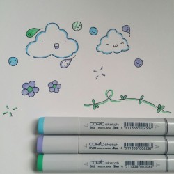cloudybug:I bought my first Copics yesterday.
