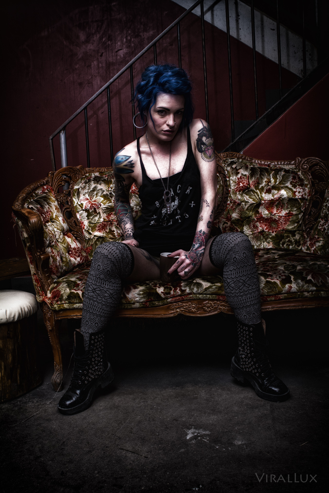 virallux:  Sally J - Cafe Part of the harsh series from our cafe mini-shoot..the