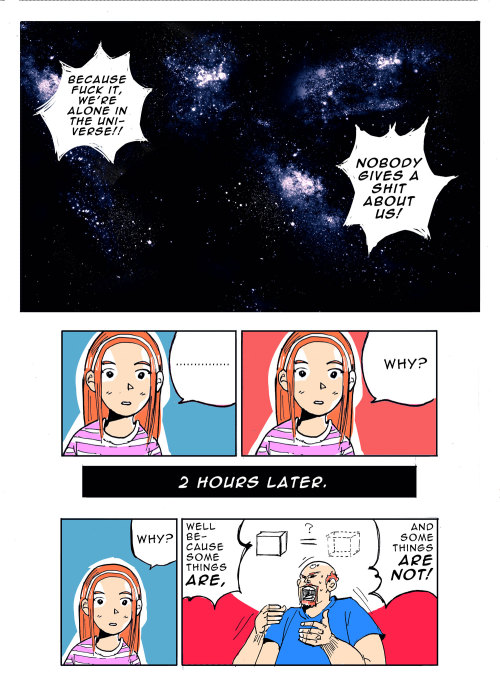jaeilcho:  Comic on Louis C.K’s famous bit on, “Why”. http://www.youtube.com/watch?v=4u2ZsoYWwJA 