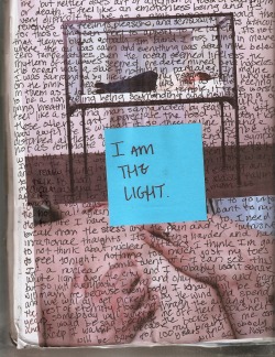 euo:  &lsquo;I am the light&rsquo; (my meditation mantra) in my journal entries.