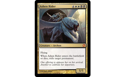 theartofmtg:  Ashen Rider || Chris Rahn  Oooh boy, i love this thing. Both because it’s awesome (i have been playing them in my standard deck) and because the art is about 300% badass