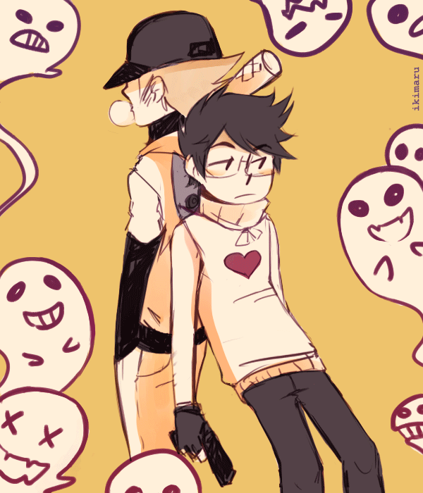  Anonymous: Could you draw Dirk as The Batter and Jake as Zacharie hmm? (◡‿◡✿)