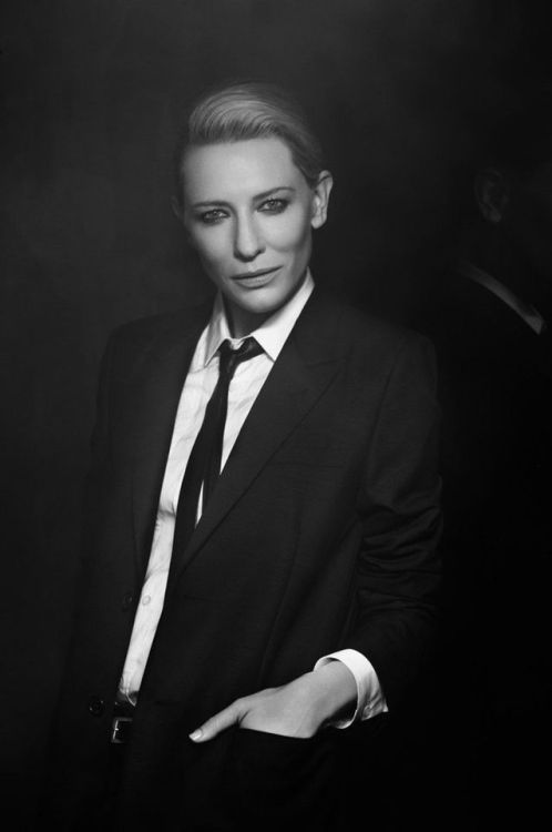blanchctt:#miss cate blanchett looking sexier in a suit than any man ever could