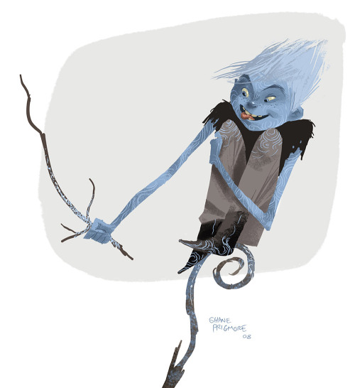 Jack Frost, early character concepts.