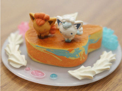 retrogamingblog:Pokemon Dessert Plate Figures from the Pokemon Center