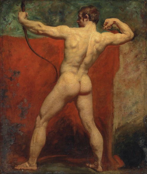 hadrian6:   The Archer. 19th.century. attributed to William Etty. British 1787-1849. oil/canvas. Christie’s Sept. 2016.      http://hadrian6.tumblr.com w