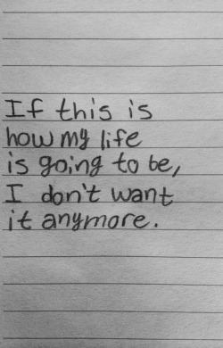 singingbehindtheblack:  I could fall into a deep, deep sleep and never wake up and absolutely no one would give a shit.  wow I feel like crap. 