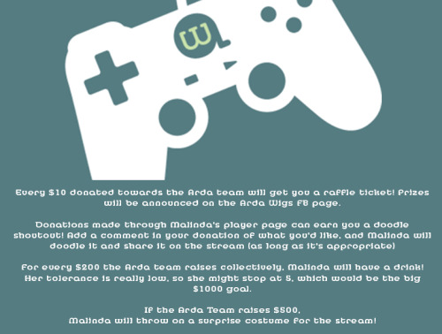 Hey everyone! This Saturday Arda Wigs is participating in Extra Life, a 24-hour game streaming event