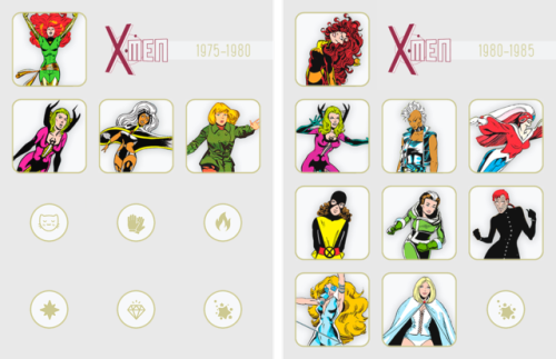 eyesofamaranthine: X-Men ± Because the best X-Men are women Phoenix → Jean Grey Polaris 