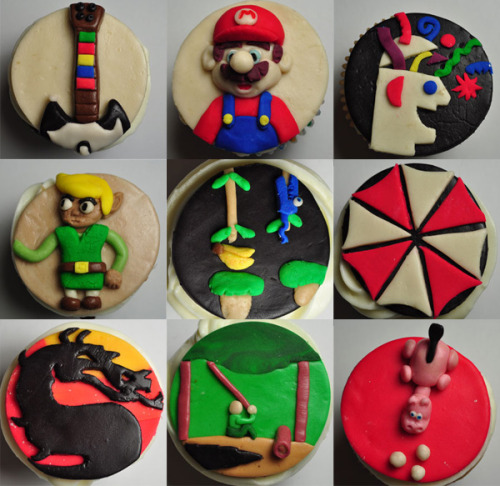 thecupcakemaniac: Video Game Cupcakes