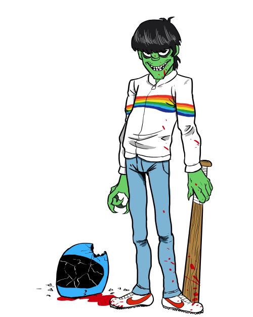 insanatee:Murdoc sans Hotline Miami