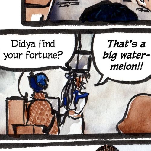 It’s a super big watermelon!! Chapter 11 page 54 now up at NowRecharging.com https://www.insta