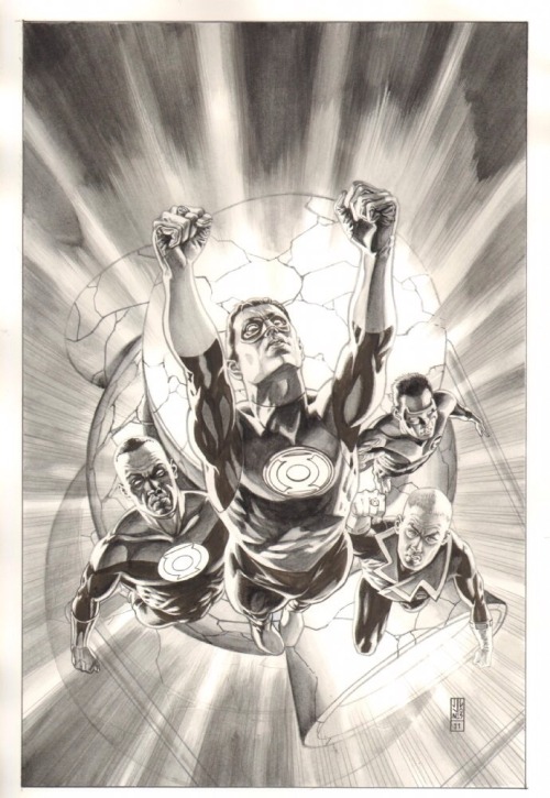 ungoliantschilde:  some black and white artwork by JG Jones.  Pencillll it In