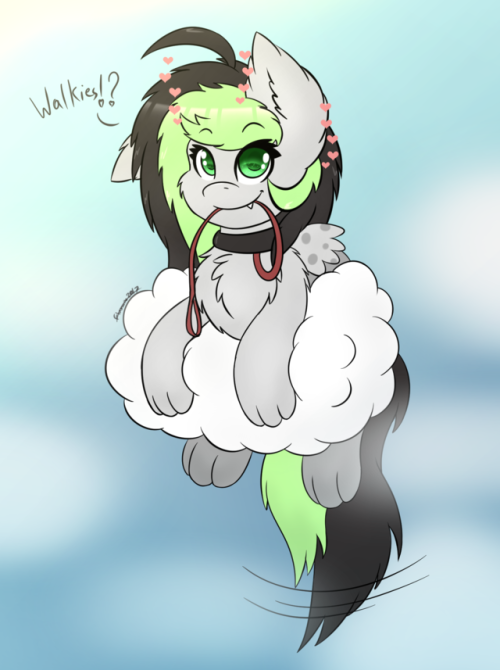 askbreejetpaw: fluxys-art-corner:    (Deviantart) (Furraffinity) (Patreon Tipjar)    She herd walkiesShe demands walkies!! <3Bae Floofpaw @askbreejetpaw​  Thankyou so much for drawing my floofer! It was fun watching how you draw her. c: Thanks friendo,