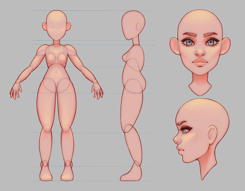 Planning a character for my next 3D project. Sculpting is so much easier with a good reference drawi