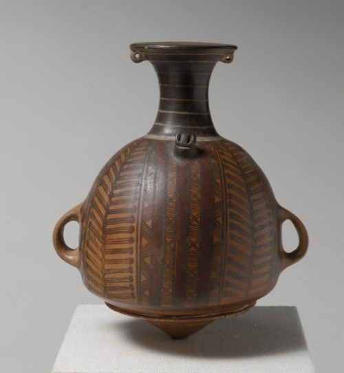 met-africa-oceania: Storage Jar (Aryballos) via Arts of Africa, Oceania, and the AmericasMedium: Cer
