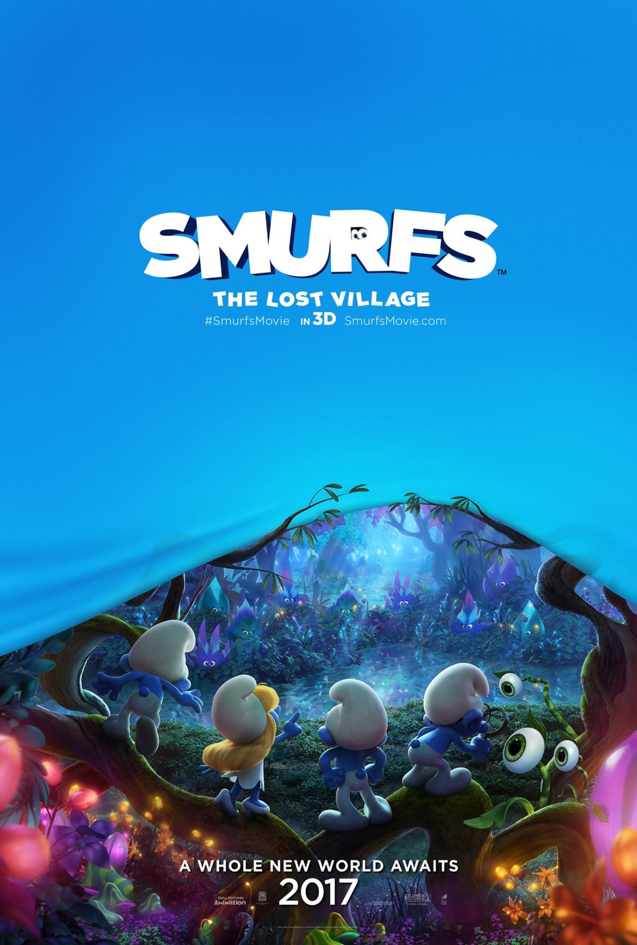 Sony Pictures Animation — Check out the official teaser poster for  SMURFS:...