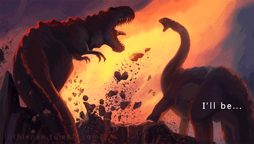 lothlenan:  “Dear, sweet Littlefoot… I’ll be with you, even if you can’t see me”“What do you you mean I can’t see you? I can always see you.” “Littlefoot, let your heart guide you. It whispers, so listen closely.”Now  go do yourselves