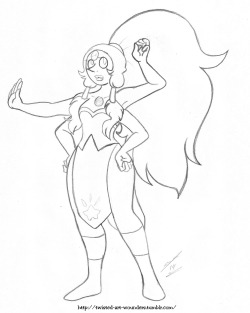 twisted-art-wounders:  I wanted to draw Opal