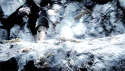 oakenshieldbaggins:  Stand by the grey stone when the thrush knocks, and the setting