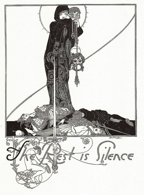 the-evil-clergyman: Illustration from Shakespeare’s Hamlet by John Austen (1922)