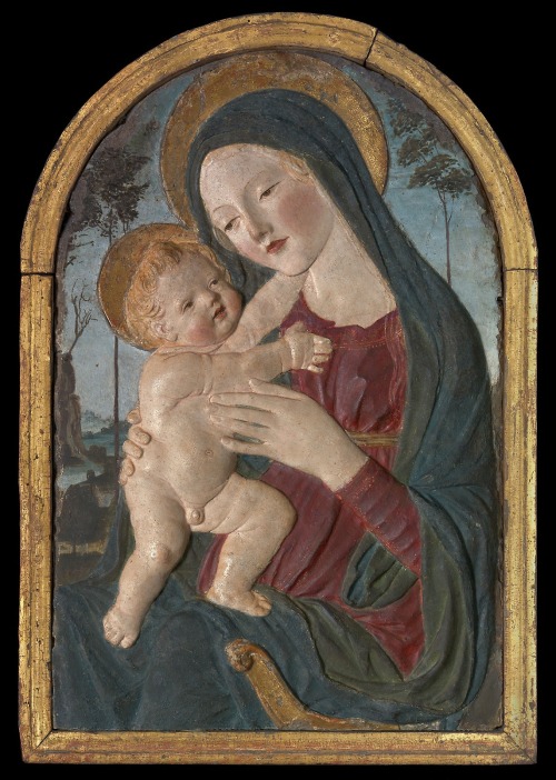 aic-european:Madonna and Child, Workshop of Neroccio de’ Landi, 1400, Art Institute of Chicago: Euro