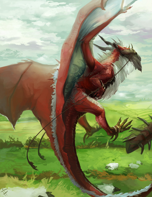 awesomedigitalart:  Sheep Hunter by ~ALRadeck 