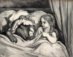 Magictransistor:gustave Doré, Little Red Riding Hood (Le Petit Chaperon Rouge),