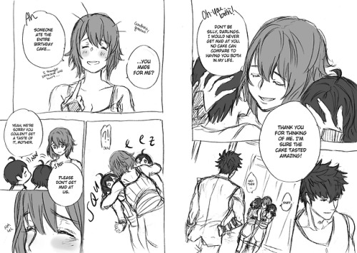 krazehkai:READS LEFT TO RIGHTA short sketch comic I drew for my MU’s (and mine) birthday back last y