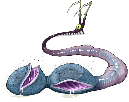 bogleech:New Mortasheen monster - Hoaxidermy, a monster that expertly pretends to be dead.So many th