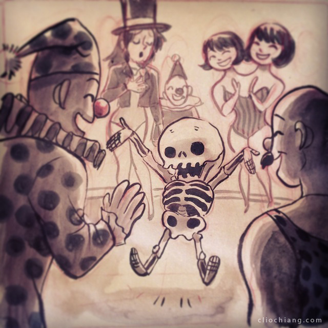 cliobablio:  Inktober week 3. The terror continues. Will probably post the last set