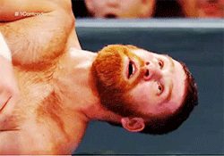Mith-Gifs-Wrestling:  Sami Zayn Takes A Moment To Recover So We Can Take A Moment